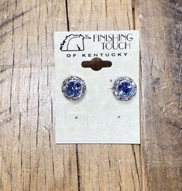 The Finishing Touch Of Kentucky Light Sapphire Crystal Earrings