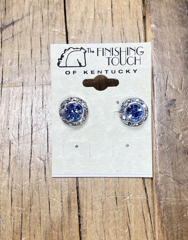 The Finishing Touch Of Kentucky Light Sapphire Crystal Earrings