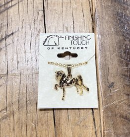 The Finishing Touch Of Kentucky Gold Saddlebred Necklace
