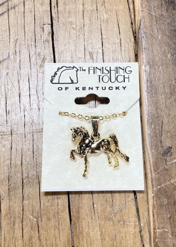 The Finishing Touch Of Kentucky Gold Saddlebred Necklace