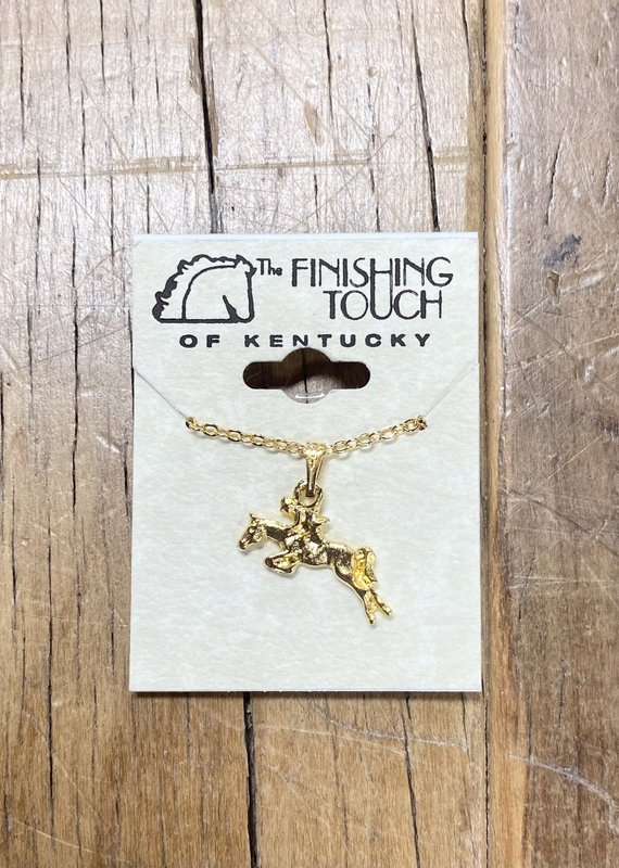 The Finishing Touch Of Kentucky Gold Hunter Neckalce