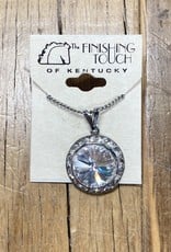 The Finishing Touch Of Kentucky Sliver Crystal Necklace
