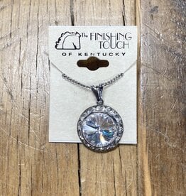 The Finishing Touch Of Kentucky Sliver Crystal Necklace