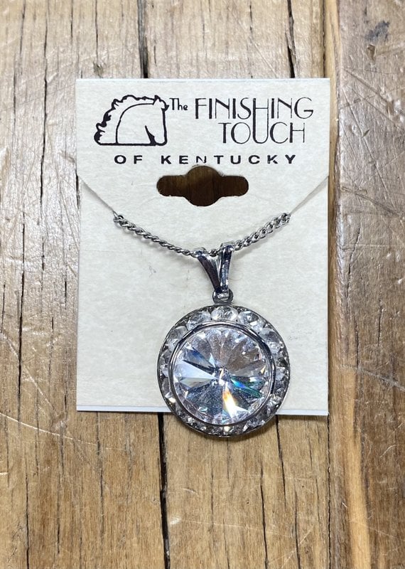 The Finishing Touch Of Kentucky Sliver Crystal Necklace