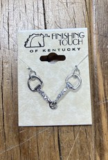The Finishing Touch Of Kentucky Rhinestone Snaffle Bit Necklace