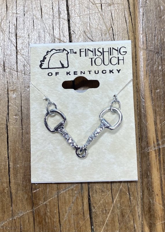 The Finishing Touch Of Kentucky Rhinestone Snaffle Bit Necklace