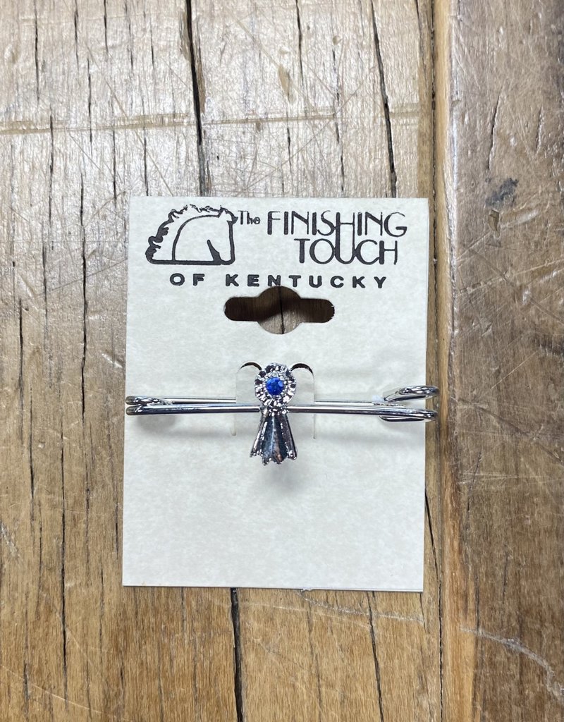 The Finishing Touch Of Kentucky Silver Blue Ribbon Small Stock Pin