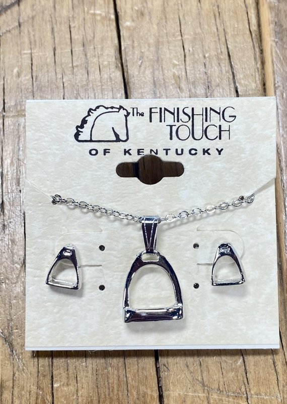 The Finishing Touch Of Kentucky Silver Stirrup Gift Set
