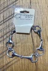 The Finishing Touch Of Kentucky Silver Snaffle Bit Bracelet