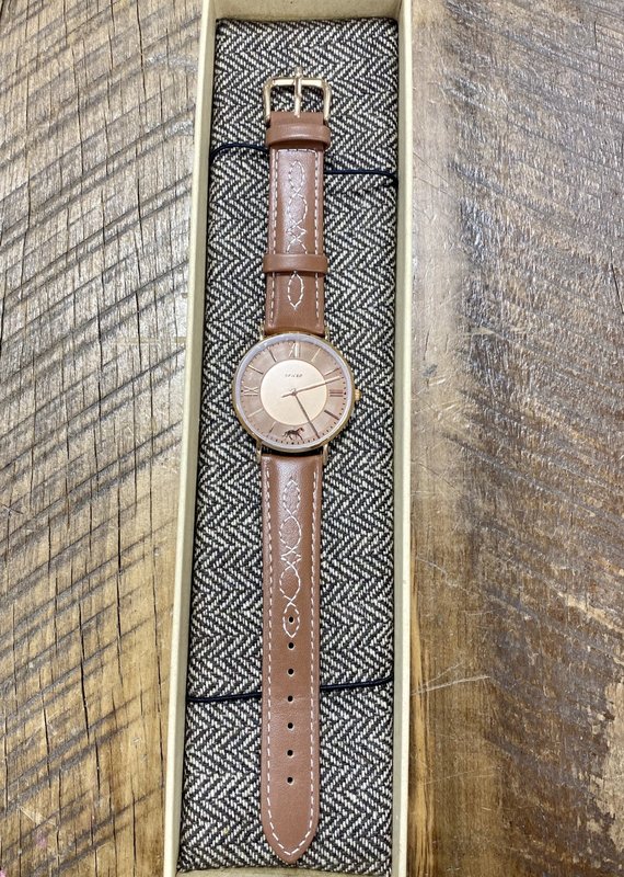 Spiced Equestrian Spiced Equestrian Fancy Stitch Wrist Watch