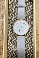 Spiced Equestrian Spiced Equestrian Sterling/Rose Gold Bascule Wrist Watch