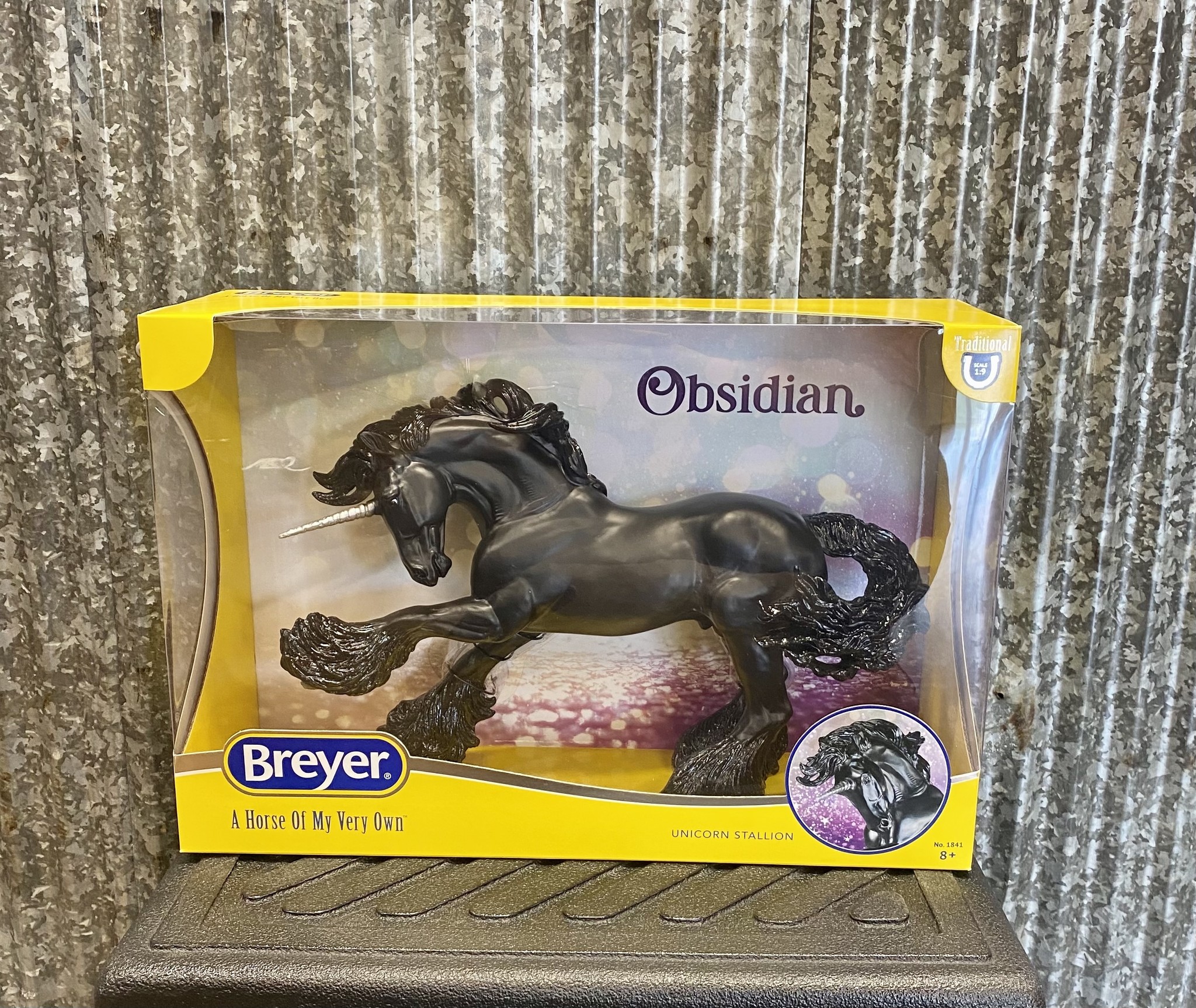 Breyer Obsidian 2021 Unicorn Franklin Saddlery