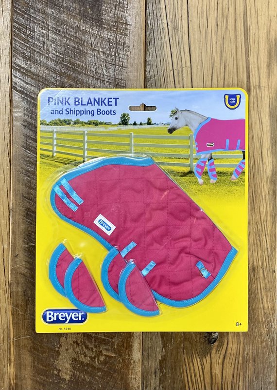Breyer Breyer Pink Blanket and Shipping Boots