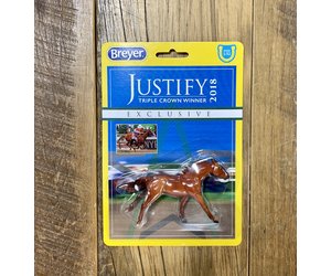 Breyer Justify Stablemates Display Franklin Saddlery