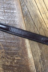 Tory Leather Tory 3/4" Raised Leather Belt with Space for Name Plate Havana