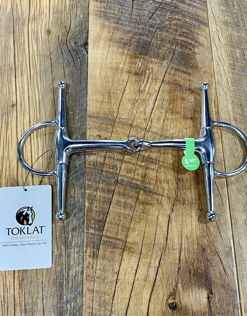 Toklat Toklat Full Cheek Snaffle Bit 5.5"