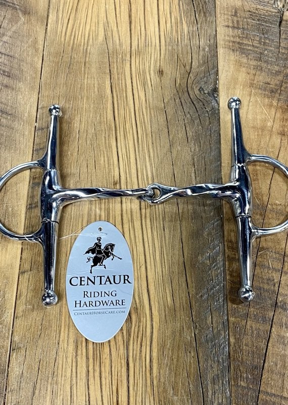 Centaur Centaur Slow Twist Eggbutt Full Cheek Snaffle Bit