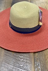 Wallaroo Hat Company St. Tropez Orange Combo Hat