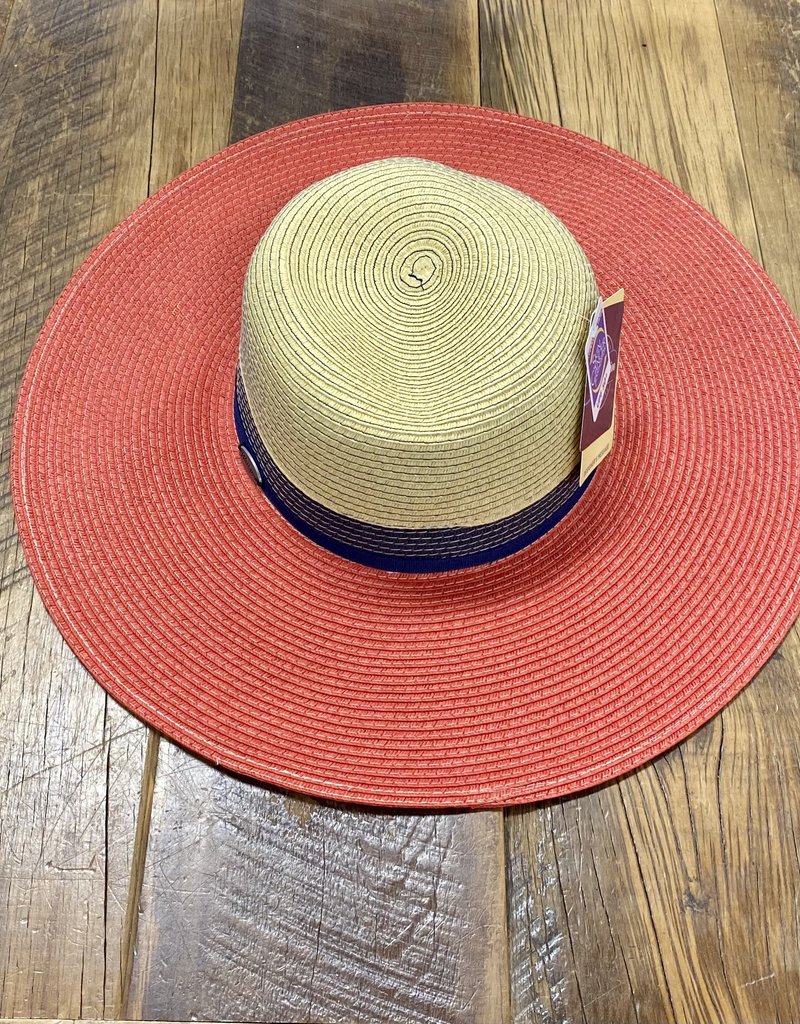 Wallaroo Hat Company St. Tropez Orange Combo Hat