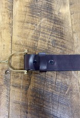 Tory Leather Tory 1 1/2" Brass Spur Belt