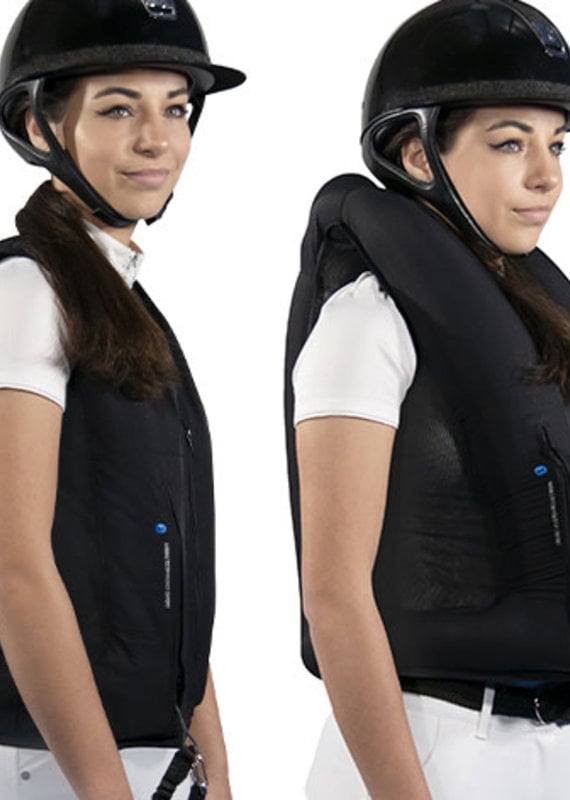 Helite Helite Zip'In 2 Airbag Safety Vest Black