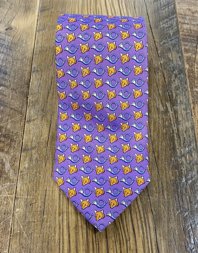 Bird Dog Bay Release The Hounds Tie Purple - Franklin Saddlery