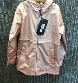 Charles River Charles River Girls' New Englander Rain Jacket Rose Gold/ Reflective