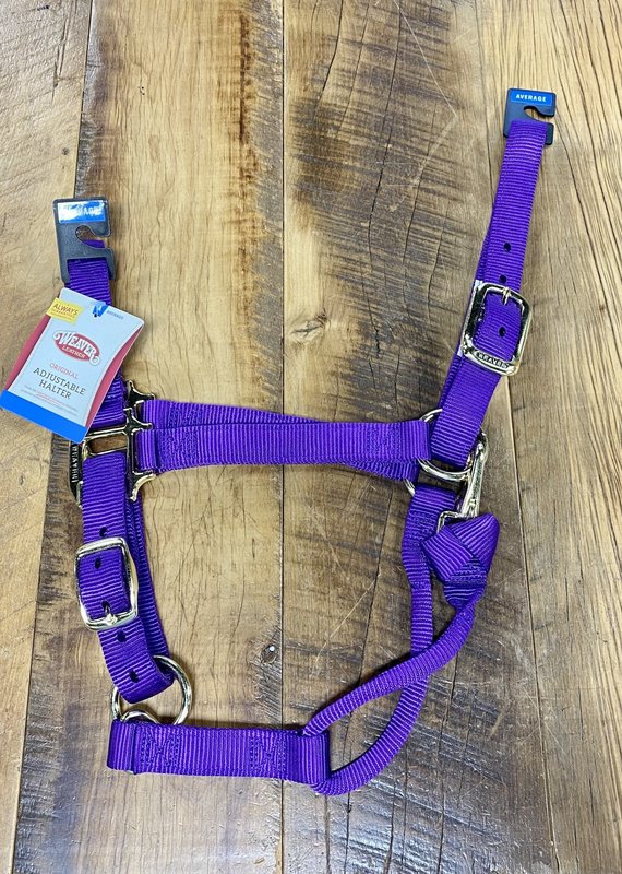 Weaver Leather Weaver Nylon Halter Purple Average