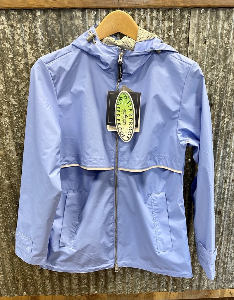 Charles River Charles River Women's New Englander Rain Jacket Periwinkle/ Reflective