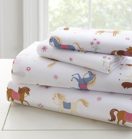 Wildkin Horses Microfiber Sheet Set Full