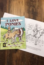 I Love Ponies Coloring Book