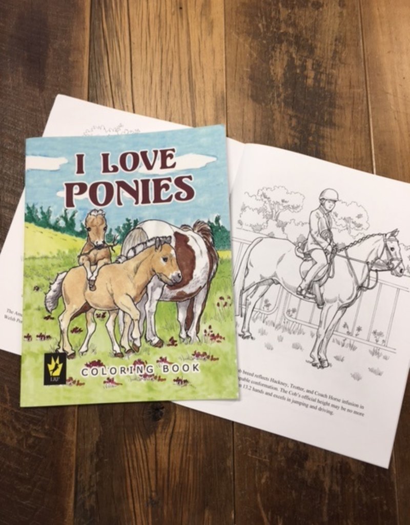 I Love Ponies Coloring Book