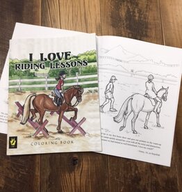 I Love Riding Lessons Coloring Book