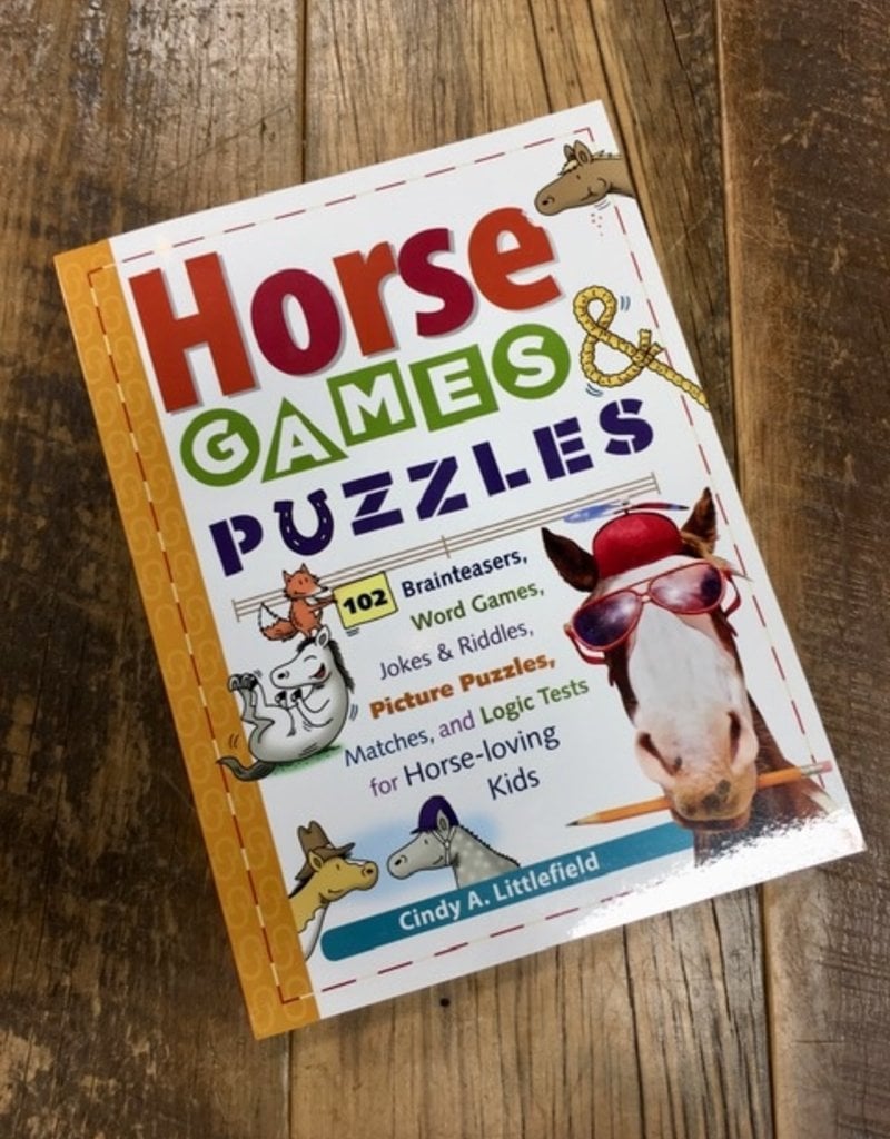 Horse Games & Puzzles For Kids Book