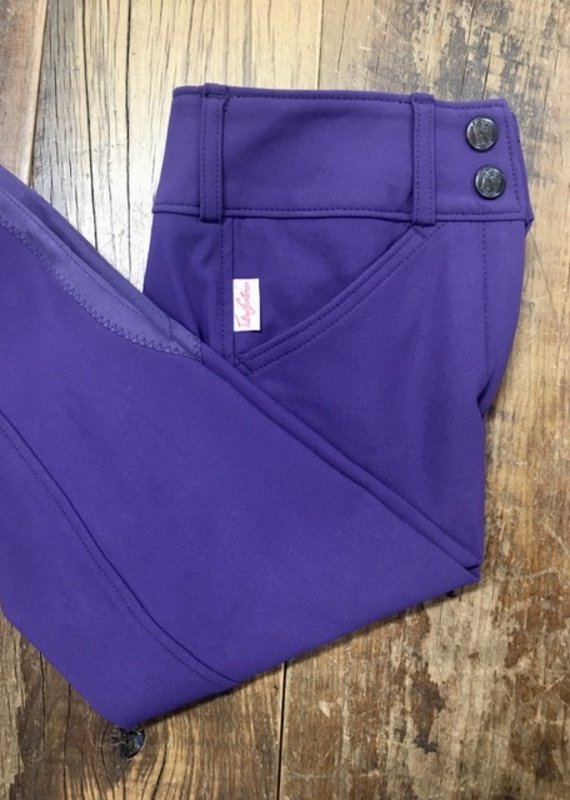 The Tailored Sportsman The Tailored Sportsman Girl's Trophy Hunter Front Zip Breech Amethyst 10R