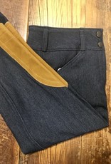 The Tailored Sportsman The Tailored Sportsman Girl's Trophy Hunter Front Zip Navy Denim/Tan 14R