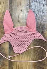 Pony Crochet Fly Bonnet Pink