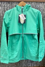 Charles River Charles River Women's New Englander Rain Jacket Mint/Reflective