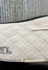 GhoDho GhoDho Jump Saddle Pad White/Black/Silver