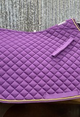 Roma Roma Contrast Piping All Purpose Saddle Pad Purple/Lime