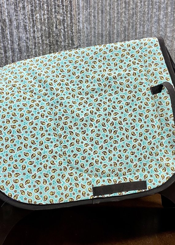 Toklat Toklat Fun Print Saddle Pad Aqua Paisley