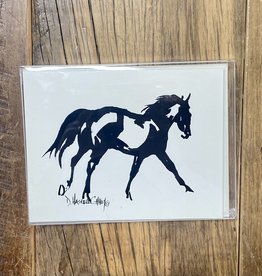D. Haskell Chhuy D. Haskell Chhuy Black and White Horse Cards (4 Designs)