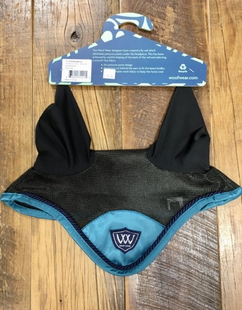 Woof Wear Woof Wear Vision Ocean Blue Fly Veil Medium