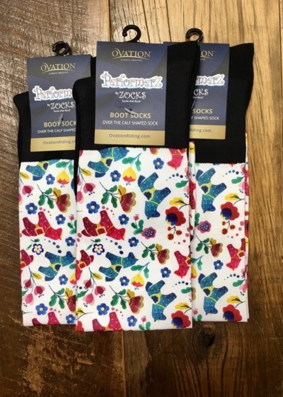 Ovation Ovation Ladies Performerz Boot Socks Dutchland Horses