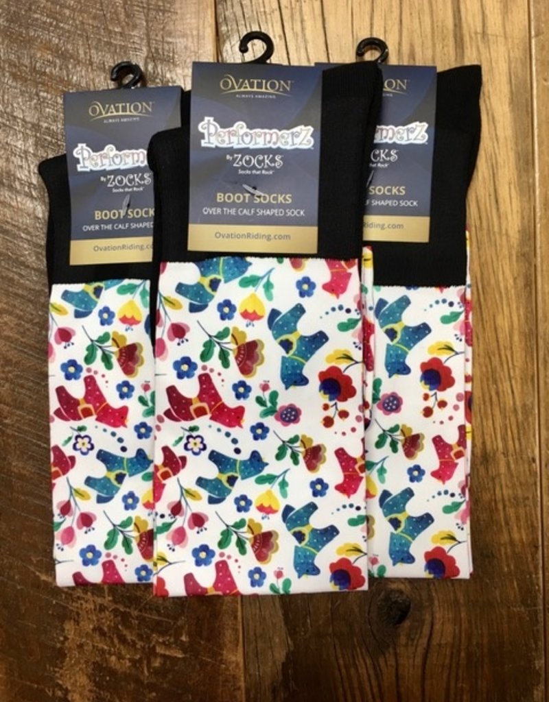 Ovation Ovation Ladies Performerz Boot Socks Dutchland Horses