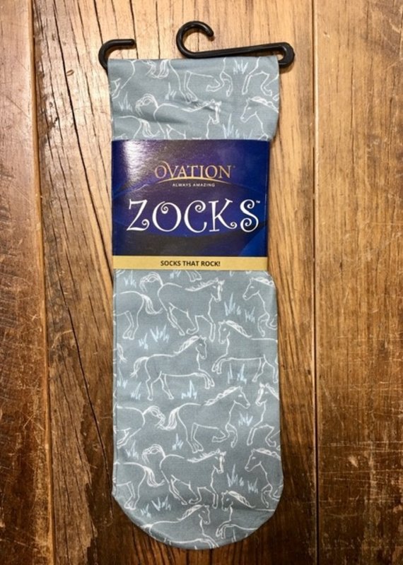 Ovation Ovation Ladies Zocks Grey Gallop Boot Sock
