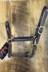 Kathryn Lily Equestrian Walsh Showman Leather Halter
