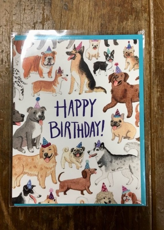Cactus Club Paper Birthday Dogs Card
