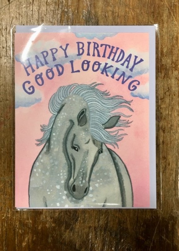 Cactus Club Paper Gorgeous Horse Birthday Card