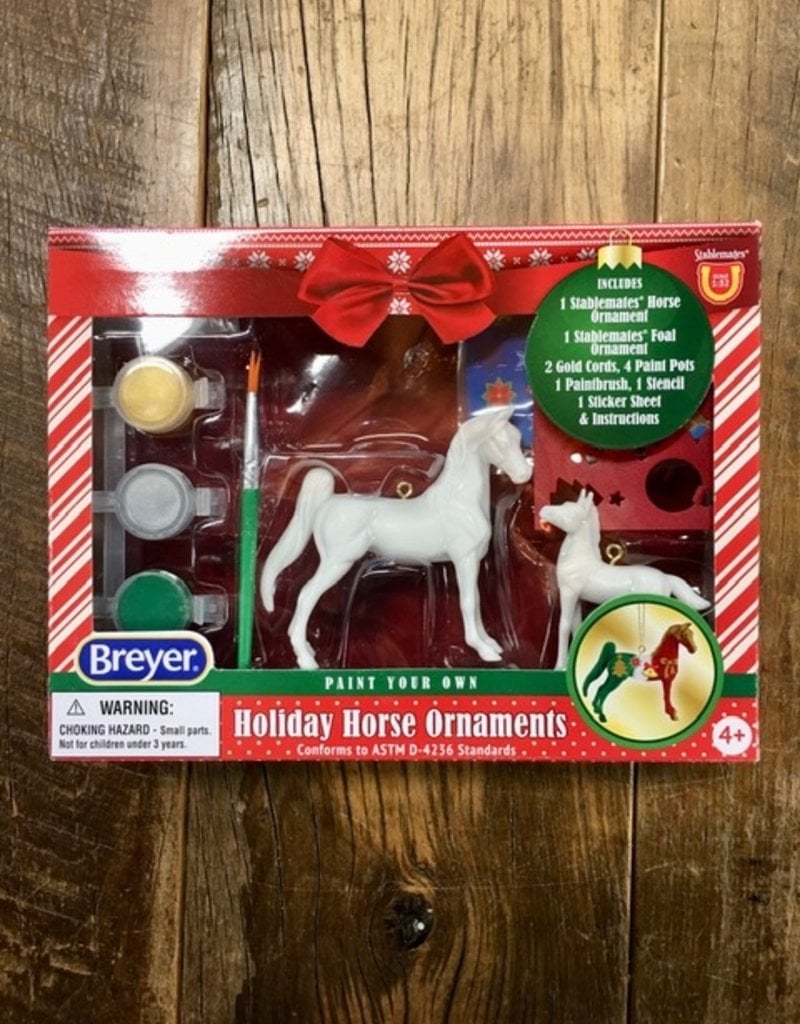 Breyer Breyer 2021 Paint Your Own Holiday Horse Ornaments